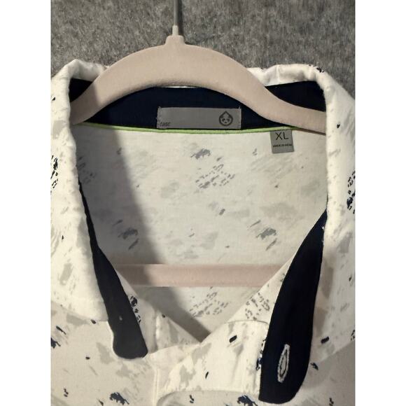 TASC Men Soft Polo Shirt Blue White Gray Size XL - Picture 3 of 5